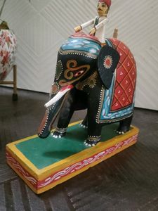 Hand Crafted Wooden Elephant