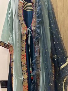 last price Beautiful Teal Kurti Set with Dupatta