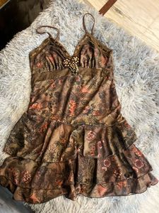 Bohemian Paisley Mini Dress