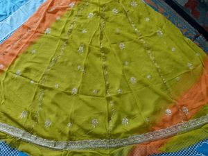 Unstitched Lehenga Choli Fabric And Duptta