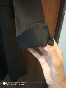 Classic Black Collared Coat Dress