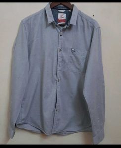 John players Men's Light Blue Shirt