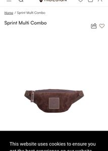 Hidesign Suede Sling Bag