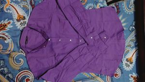 full sleeve purple shirt for women 💜