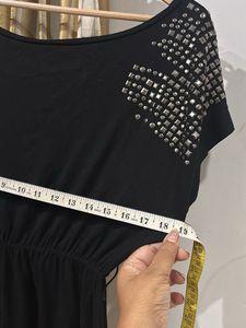 Studded Black dress