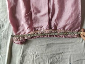 Indo-Western Crop Top and Cowl skirt Set with Shru