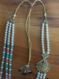 Elegant Pearl Necklace Set