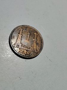 Year 1973 Nigerian Coin One Kobo