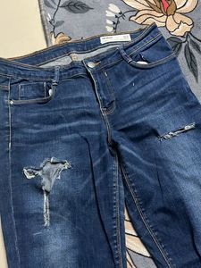Ripped Denim Jeans