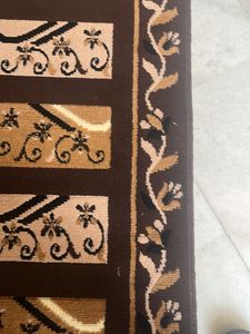 Gifting - Elegant Brown Floral Runner Rug