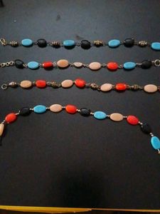 Colorful Beaded Bracelets Set