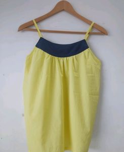 Yellow Sleeveless Top