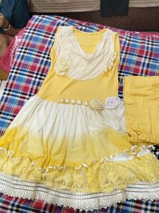 Beautiful Yellow Kurta Set