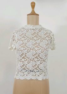 Romantic Floral Lace Top
