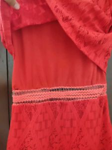 Stunning Red Lace Dress