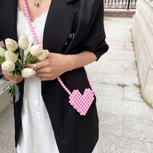 Mini Heart Beaded Bag