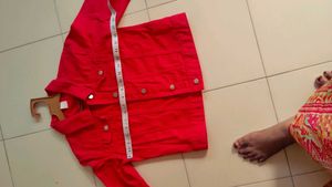 Red Denim Jacket