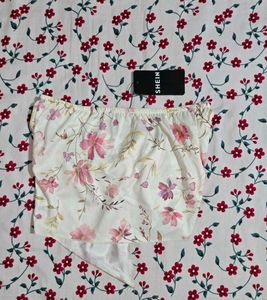Chic Floral Twist Front Mini Dress