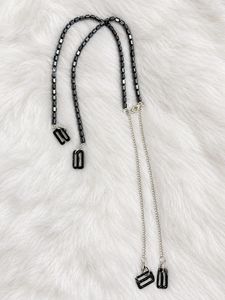 Black Designer Bra Strap Lingeri Accessories