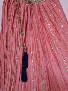 Beautiful Pink Embroidered 💗 lehngha