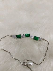 Emerald Stone Bracelet