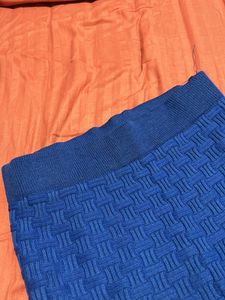 Blue Pencil Skirt