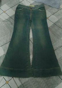 thrifted korean y2k vintage wash jeans