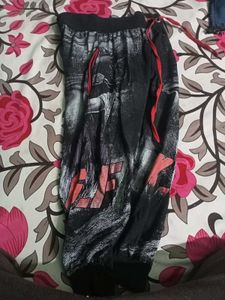 Trendy Graphic Print Joggers