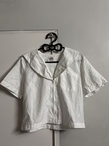 Japanese Short Sleeve Collared Top