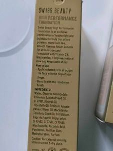 Swiss Beauty High Performance Foundation