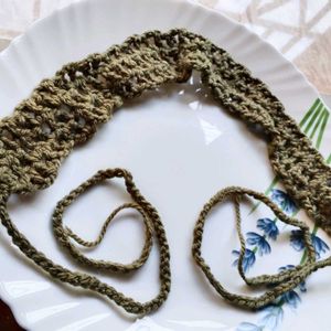 Mesh crochet Hairband✨️🍇forest fairy 🧚🏻‍♀️