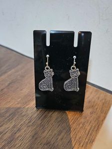 Cute Cat Dangle Earrings