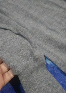 Gray Long Sleeve Top