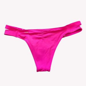 Bright Pink Strappy Bikini Bottom M 🆕