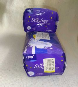 Combo Stayfree Dry Max All Night 42 Sanitary Pads