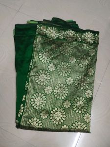 Green Colour Saree 💚