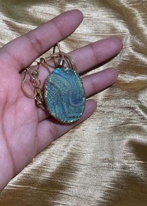 Boho Geode Slice Pendants | Anti Tarnish