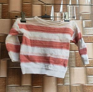 Striped Knit Sweater