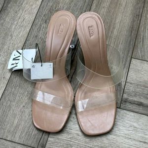 Zara Transparent High' Heel Sendel..