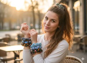 Colorful Scrunchie Set of 8