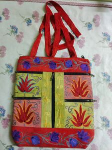 PRELOVED, Authentic Kashmiri Patchwork Bag
