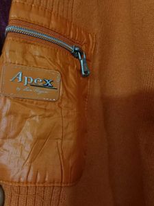 Men Micro Wool Jacket XL Size Orange 🍊