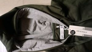 Olive Green Zip Up Hoodie