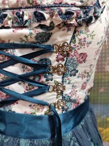 Floral Germanic Drindl dress