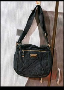 Stylish Quilted Black Shoulder Bag
