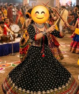Black Anarkali Gown with jacket