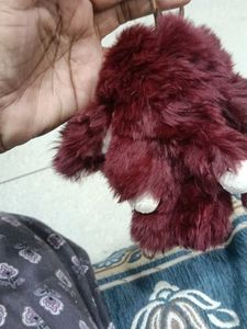 Fuzzy Charm Keychain