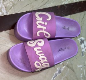 Girl Swag Platform Slides