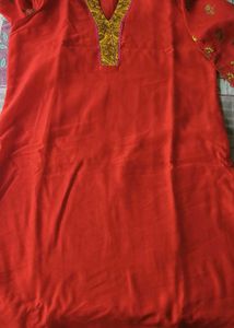 Elegant orange Kurta