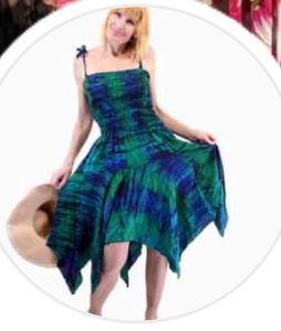 Bohemian Tie-Dye Maxi Dress